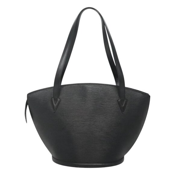 LOUIS VUITTON Epi Saint Jacques Shopping Shoulder Bag Black M52262 Auth BD1400 - Picture 3 of 16